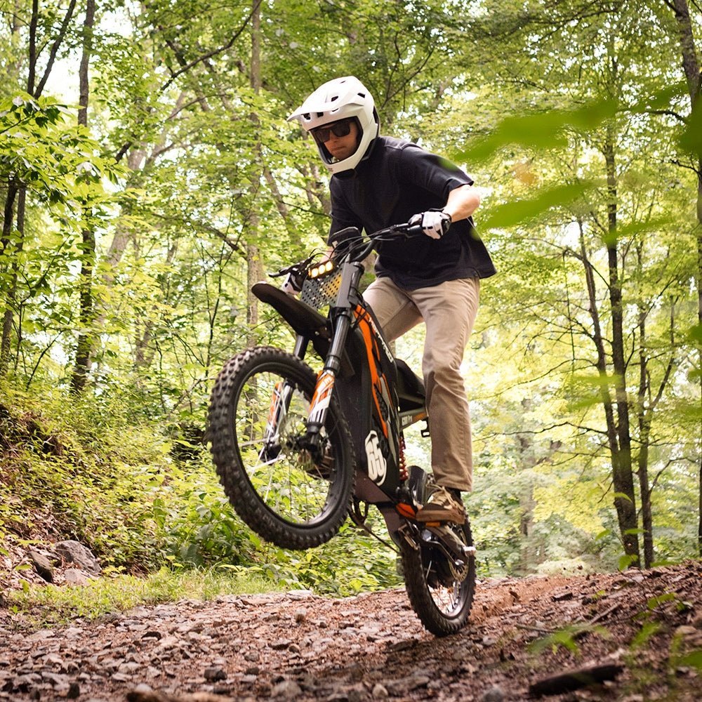 HappyRun G300 Pro Electric Dirt Bike - Black