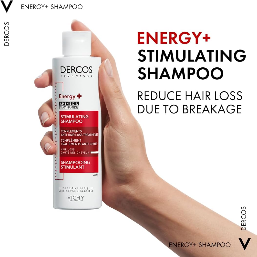 Vichy Dercos Energy+ Shampoo - 200ml | Strengthening & Revitalizing Formula - Image 3
