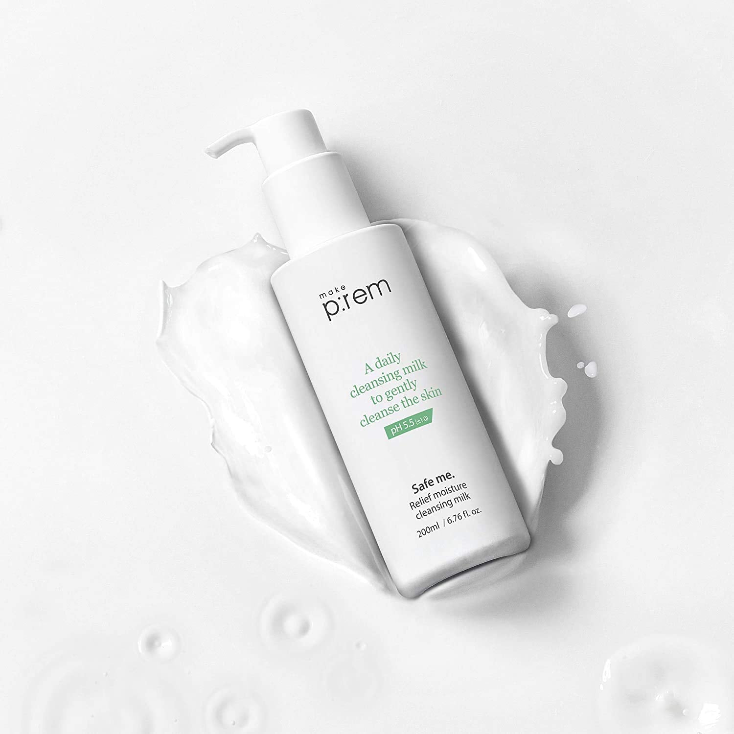 make p:rem Safe Me Relief Moisture Cleansing Milk 200ml - Image 3