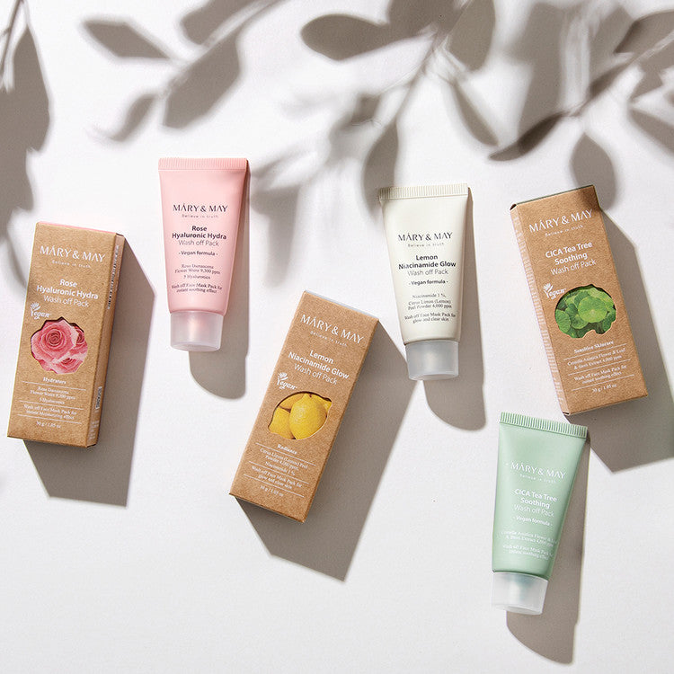 Mary&May Vegan Wash Off Mask Mini Gift Set - Image 4