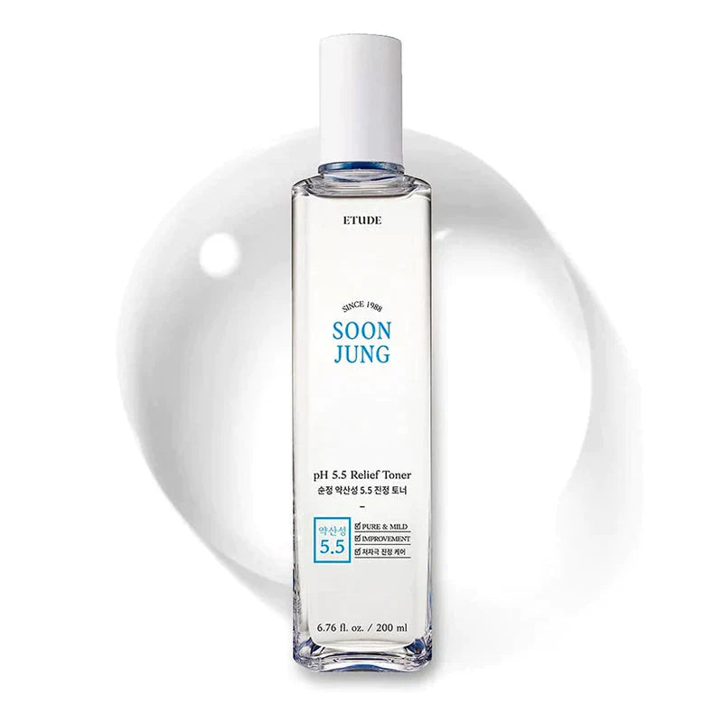 Etude House Soon Jung pH 5.5 Relief Toner 200ml - Image 2