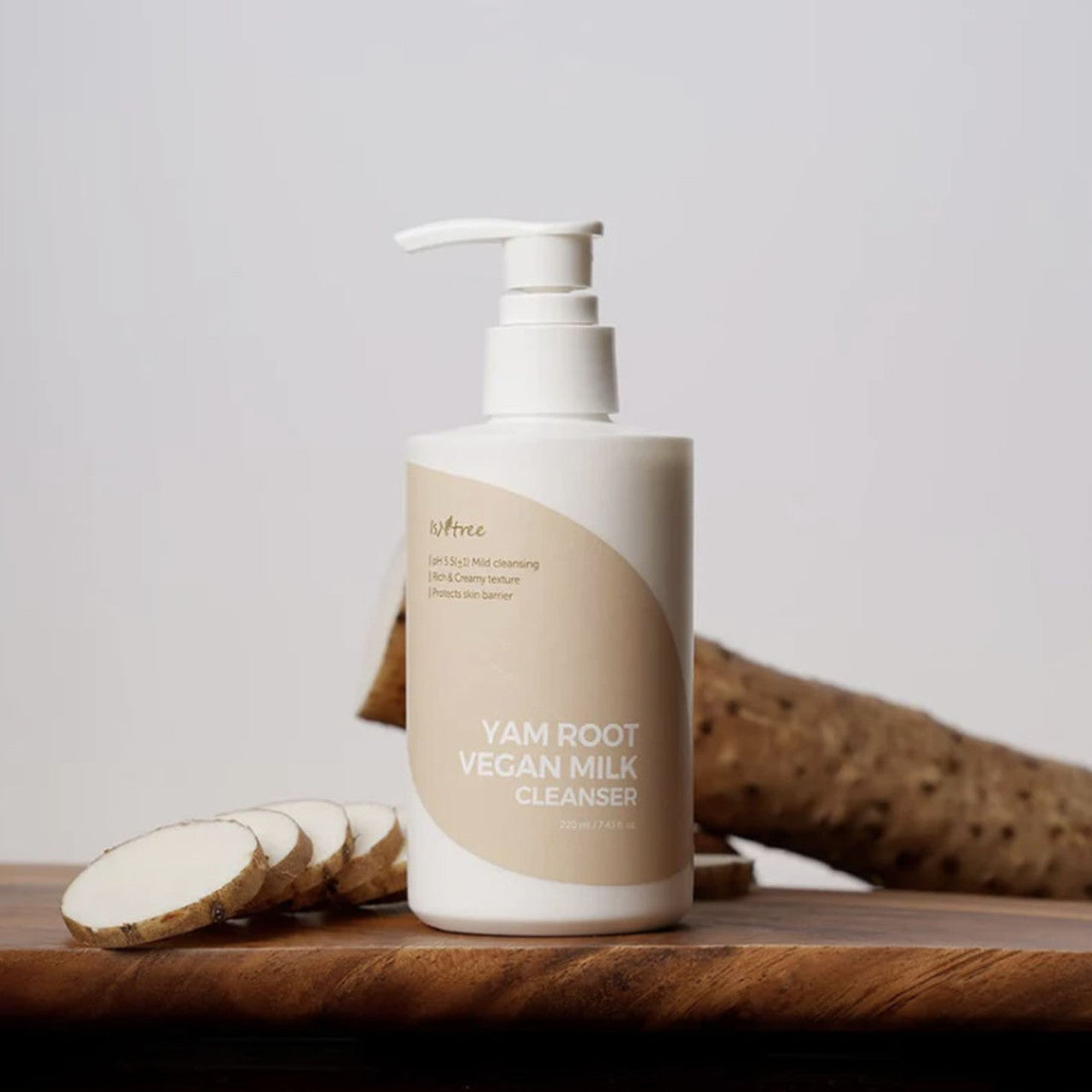 Isntree Yam Root Vegan Milk Cleanser 220ml - Image 2