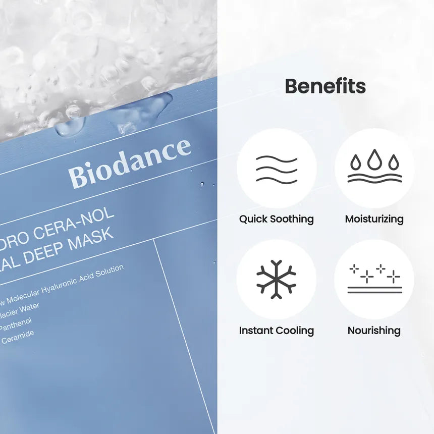 BIODANCE Hydro Cera-nol Real Deep Mask 4PCs - Image 3