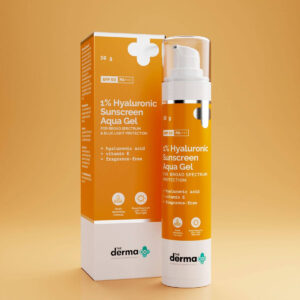 The Derma Co Hyaluronic Sunscreen Aqua Ultra Light Gel With Spf 50 Pa++++