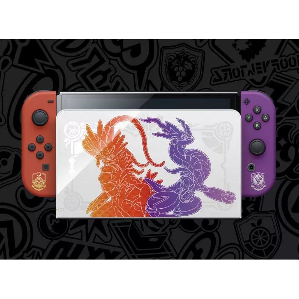 Nintendo Switch OLED Model Pokemon Scarlet and Violet Limited Edition - Image 4