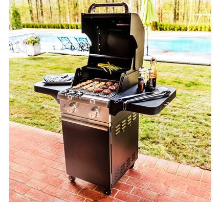 Saber Deluxe Black 2-Burner Grill - Image 4