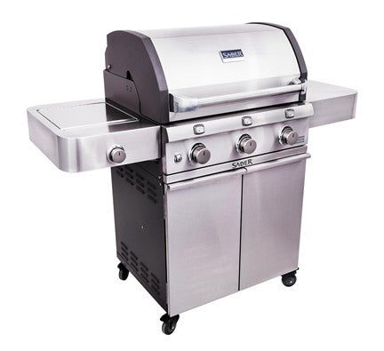 Saber Deluxe Stainless 3-Burner Grill - Image 3