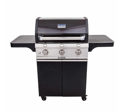 Saber Deluxe Black 3-Burner Grill - Image 3