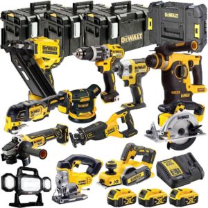 18V 12 Piece Power Tool Kit with 3 x 5.0Ah Batteries T4TKIT-29959