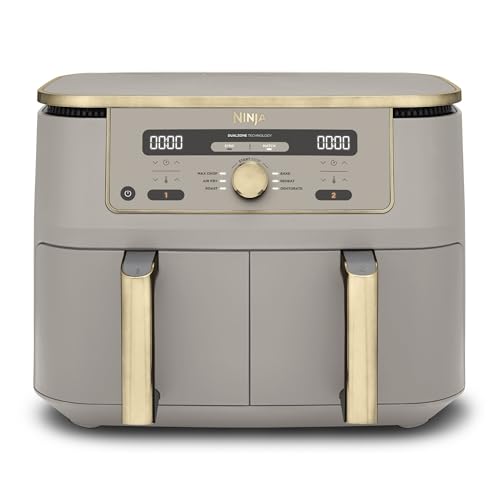Ninja MAX Dual Zone Digital Air Fryer, 9.5L, Stone Gold DZ400UKSTGD - Image 2