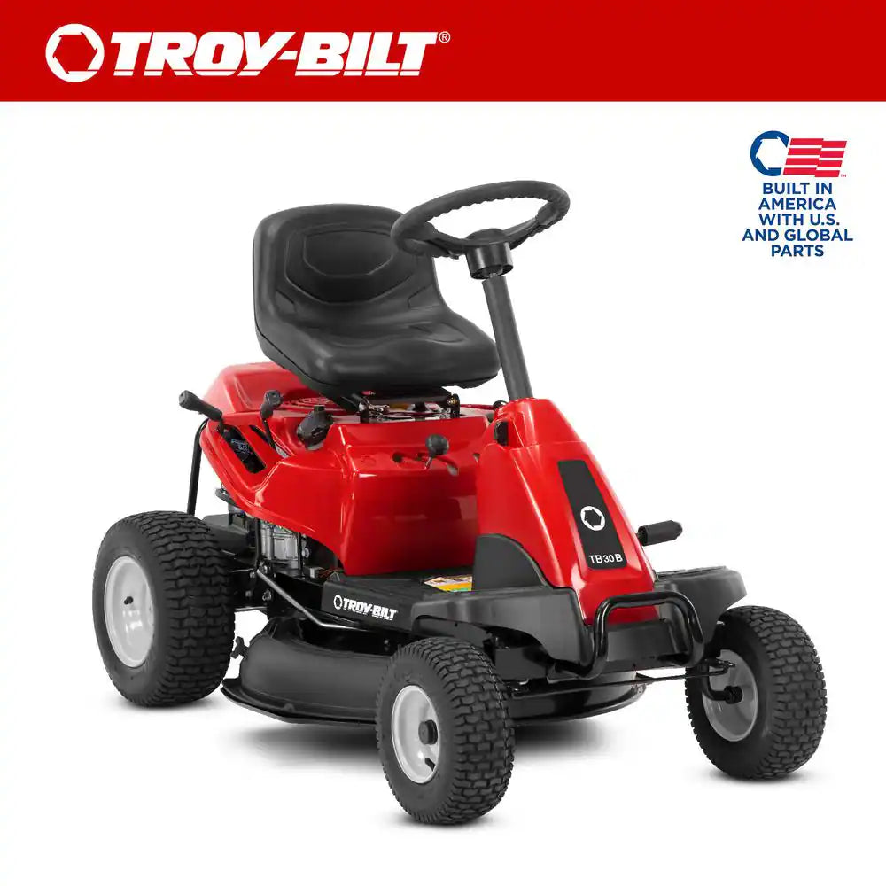 30-Inch Gas Rear Engine Riding Lawn Mower with 10.5 HP Engine, 6-Speed Manual Drive - Image 8