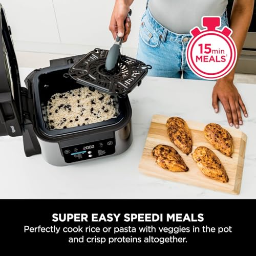 Ninja Speedi 12-in-1 Multi-Cooker and Air Fryer, 5.7L, Grey ON500UK - Image 5