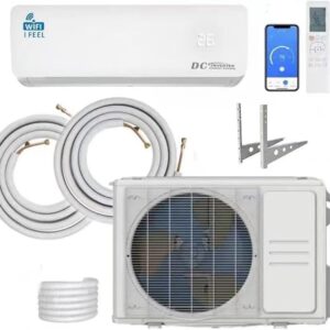18000 BTU Air Conditioner, Wall Split, Wi Fi, 5 In 1, Cooler, Heater, Dehumidifier, Air Purifier, Heat Pump, Remote Control, 5.3 kW, A++, App