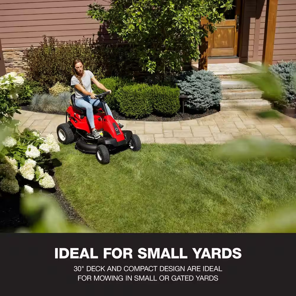 30-Inch Gas Rear Engine Riding Lawn Mower with 10.5 HP Engine, 6-Speed Manual Drive - Image 7