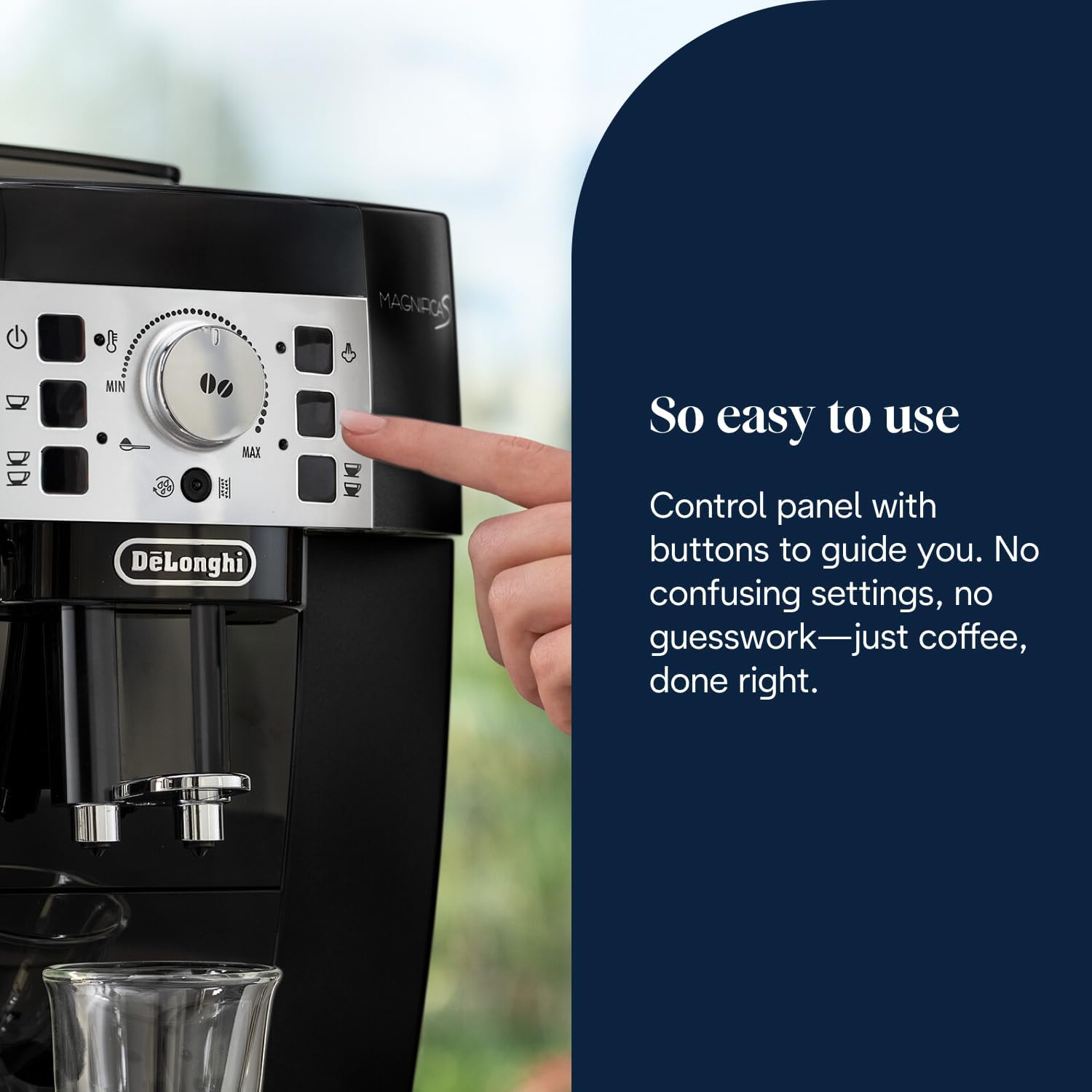De'Longhi Magnifica S - Automatic Coffee Machine 2 Drinks Black - Image 6