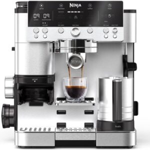 Ninja Luxe Premier 3-in-1 Coffee Machine, Silver ES601UK