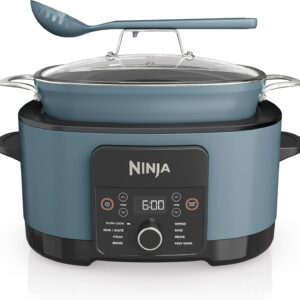 Ninja Foodi PossibleCooker, 8-in-1 8L Slow Cooker, Sea Salt Grey MC1001UK