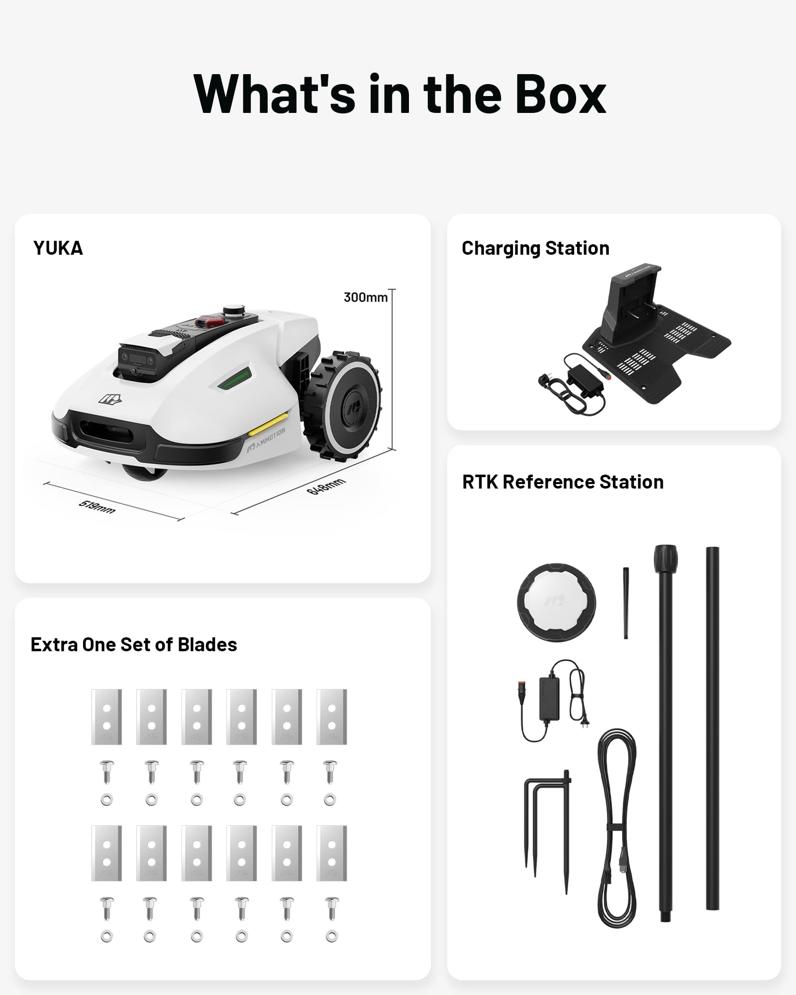 MAMMOTION YUKA 3000 Robot Lawn Mower, Perimeter Wire free,Recommended 3000 m, Max.4000 m,Equipped with Ultrasense Al vision, Handles 45% slopes - Image 9