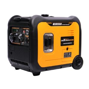 maXpeedingrods 5500W Petrol Inverter Generator Silent Pure Sine Wave Generator for RV Travel,Home Backup,or Jobsites