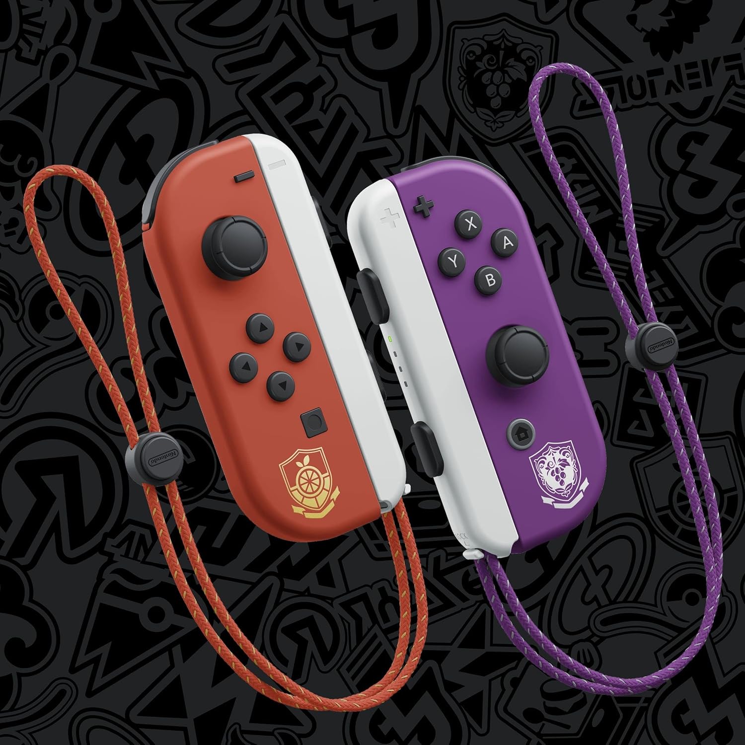 Switch Console, 64GB OLED Scarlet Violet + Red Purple Joy-Con - Image 5