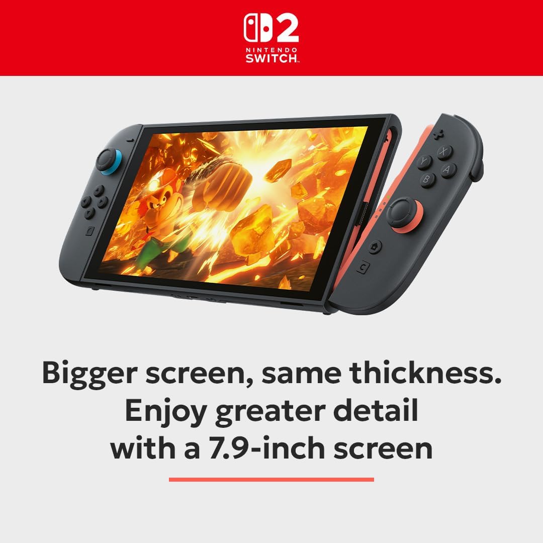 Nintendo Switch 2 Console + Super Mario Bros. Wonder Game Bundle - Image 4