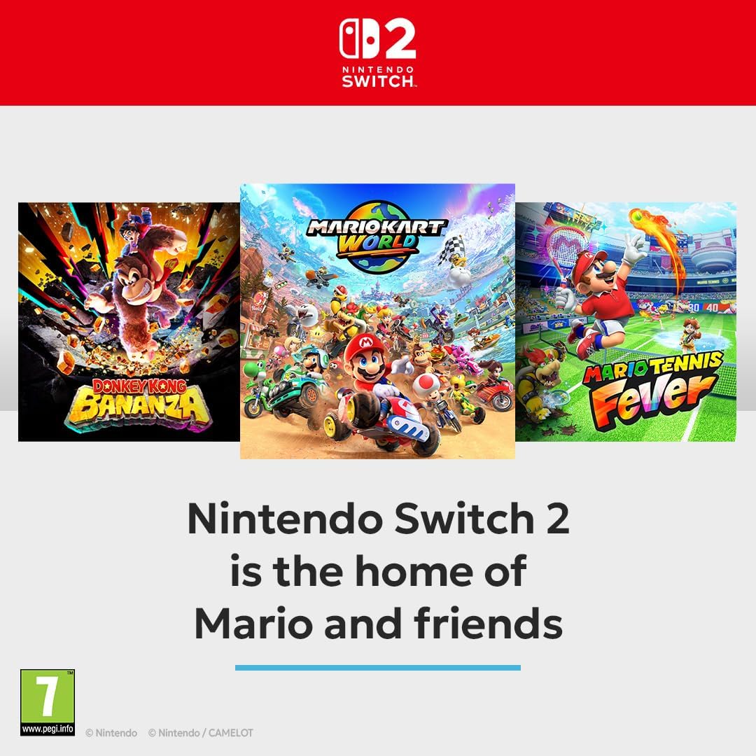 Nintendo Switch 2 Console + Super Mario Bros. Wonder Game Bundle - Image 6
