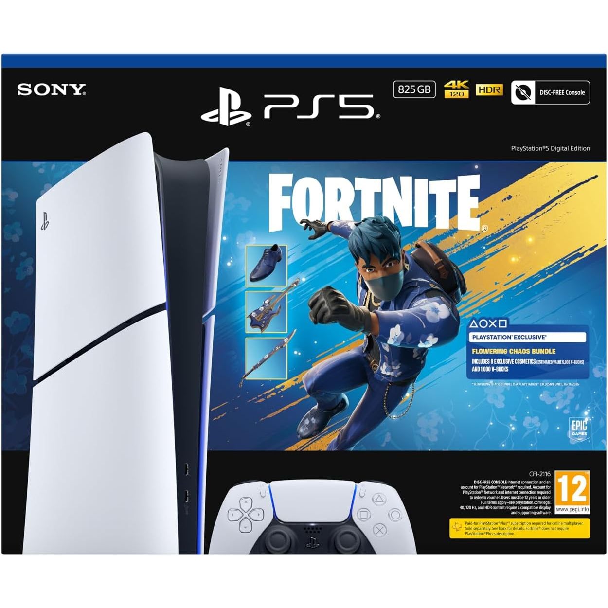 PlayStation 5 Digital Edition - Fortnite Flowering Chaos Bundle - Image 3