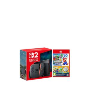 Nintendo Switch 2 Console + Super Mario Bros. Wonder Game Bundle
