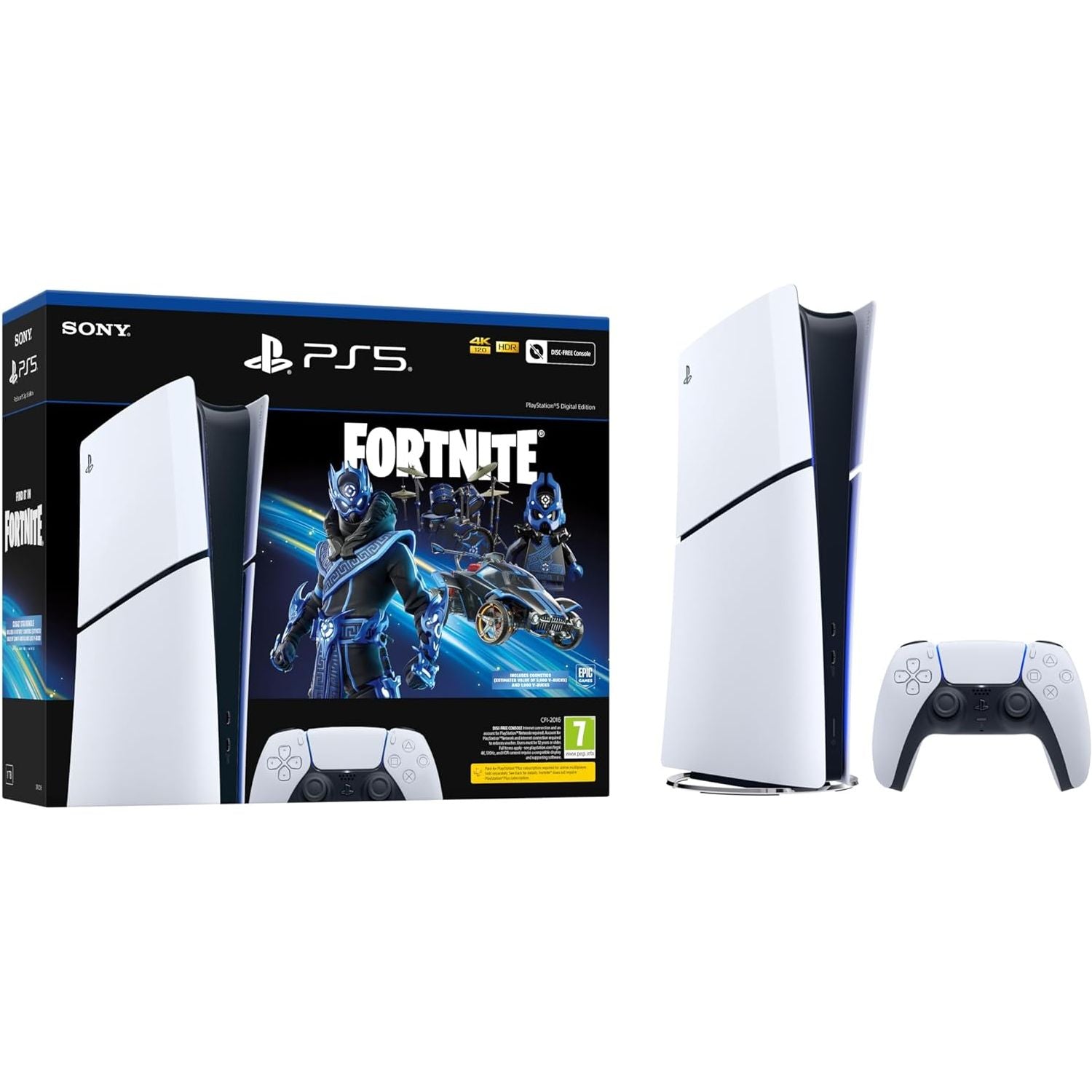 Sony PlayStation 5 Digital Console & Fortnite Bundle - Image 2