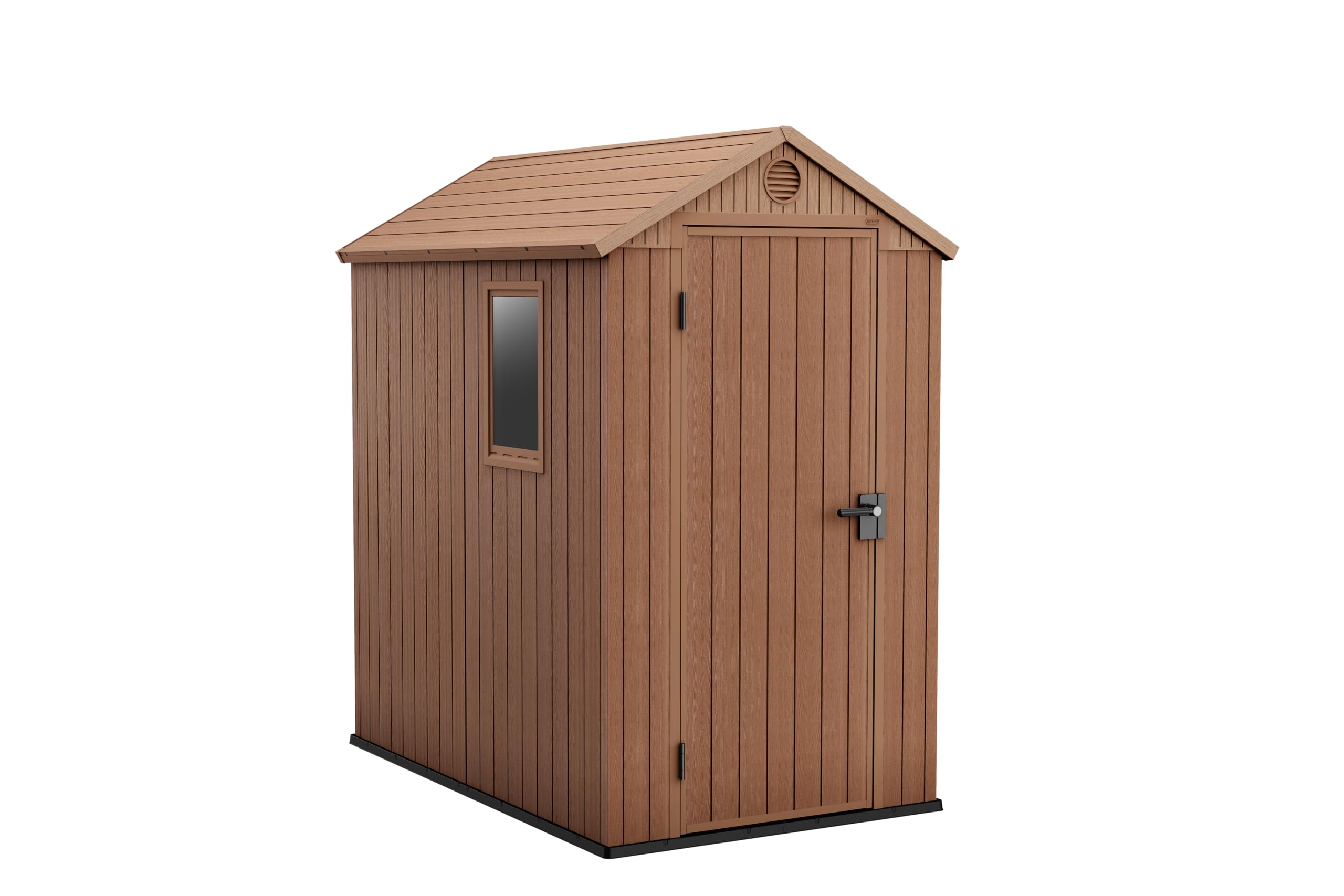 6 x 8 ft Outdoor Garden Storage Shed with Double Doors, Window & Heavy-Duty Floor Panel - Image 13