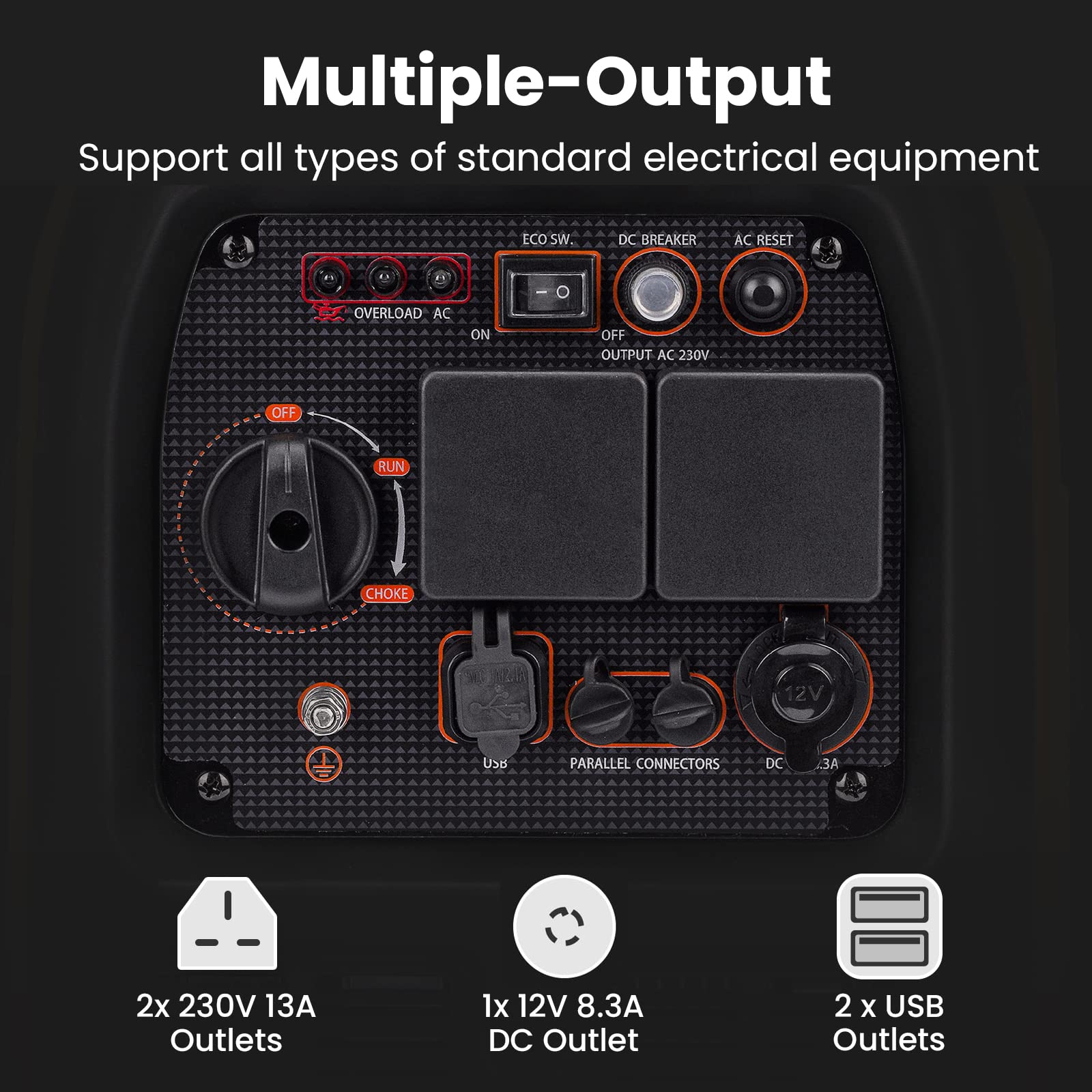 3300W Portable Power Station for Home Backup & Camping - Image 7