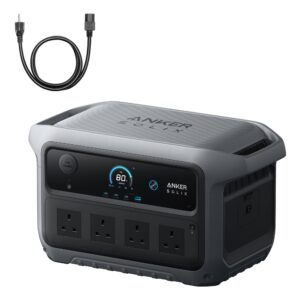 2048WH 2400W Portable Power Station - Solar Generator for Home Backup & Camping