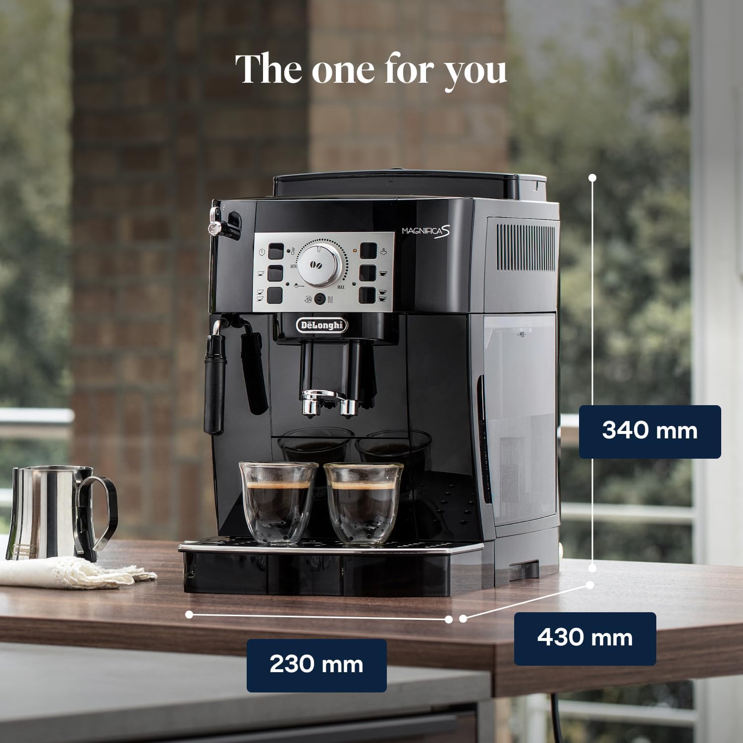 De'Longhi Magnifica S - Automatic Coffee Machine 2 Drinks Black - Image 9