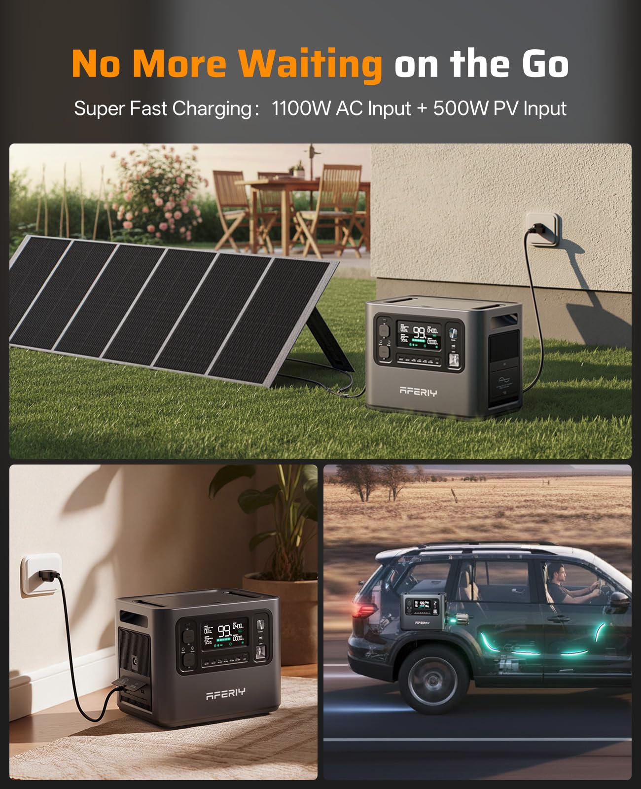 P210 Solar Generator 2048Wh Portable Power Station 2400W - Image 2