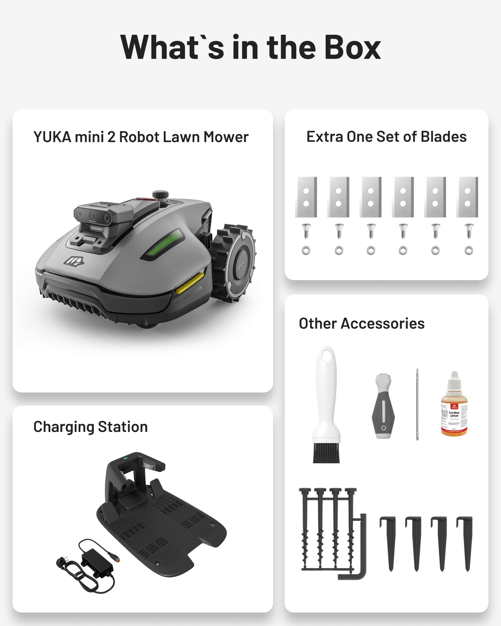 MAMMOTION YUKA mini 2 500 Robot Lawn Mower without Boundary - Image 10