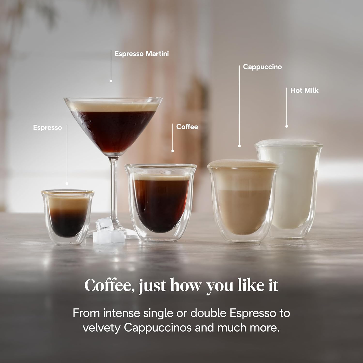 De'Longhi Classic EM450.M, Manual Coffee Machine with Steam Wand, Barista Pump Espresso Machine, Cappuccino Nozzle, Double Wall Filter Basket, 15bar, Fit Mug Up to 13cm, Stainless Steel/Metal - Image 3
