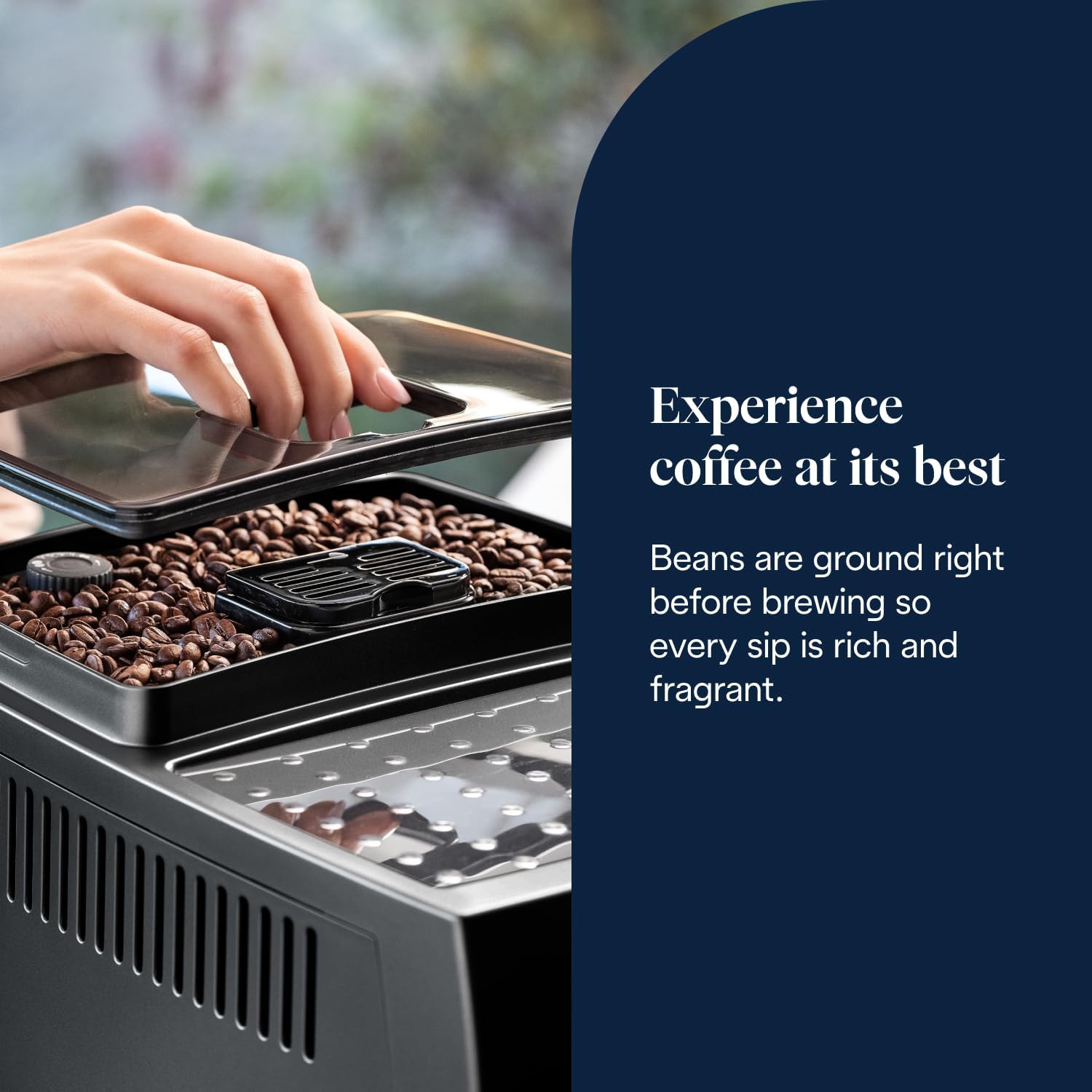 De'Longhi Magnifica S - Automatic Coffee Machine 2 Drinks Black - Image 4