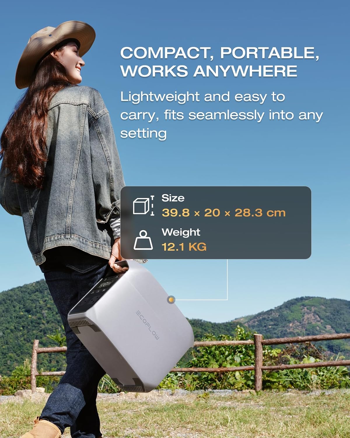 Portable Power Station 1800W LiFePO4 Solar Generator with UPS & Fast Charging - Image 6