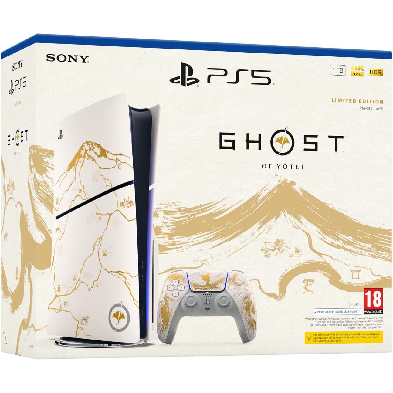 PlayStation 5 Ghost of Yōtei Gold Limited Edition Console – No Game Included - Image 3