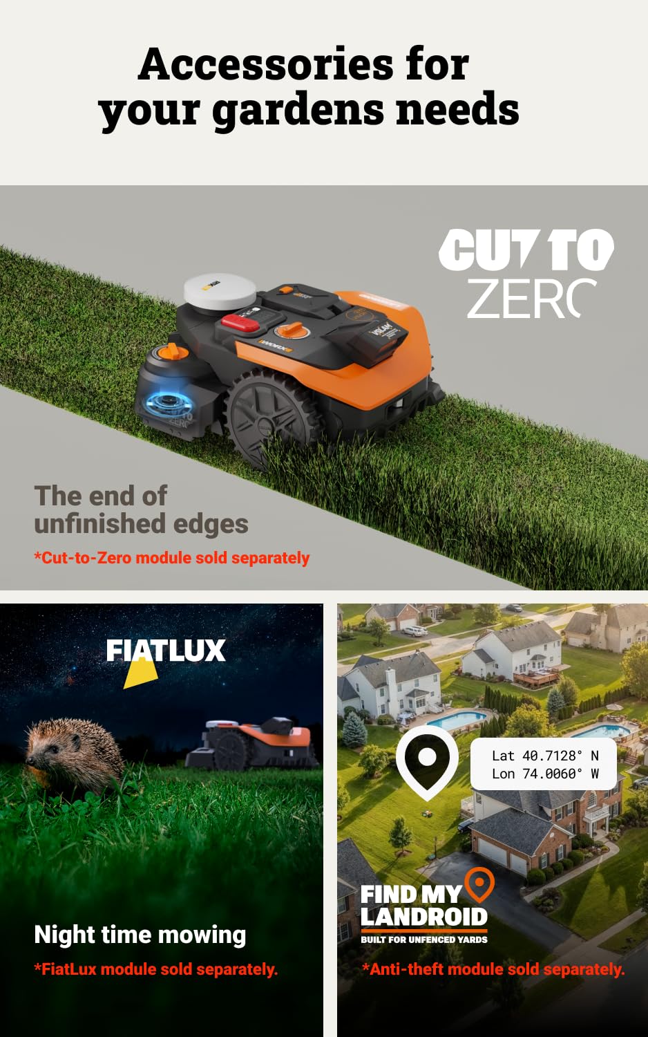 WORX Landroid Vision Cloud WR303E 2WD Robotic Lawn Mower - Image 7