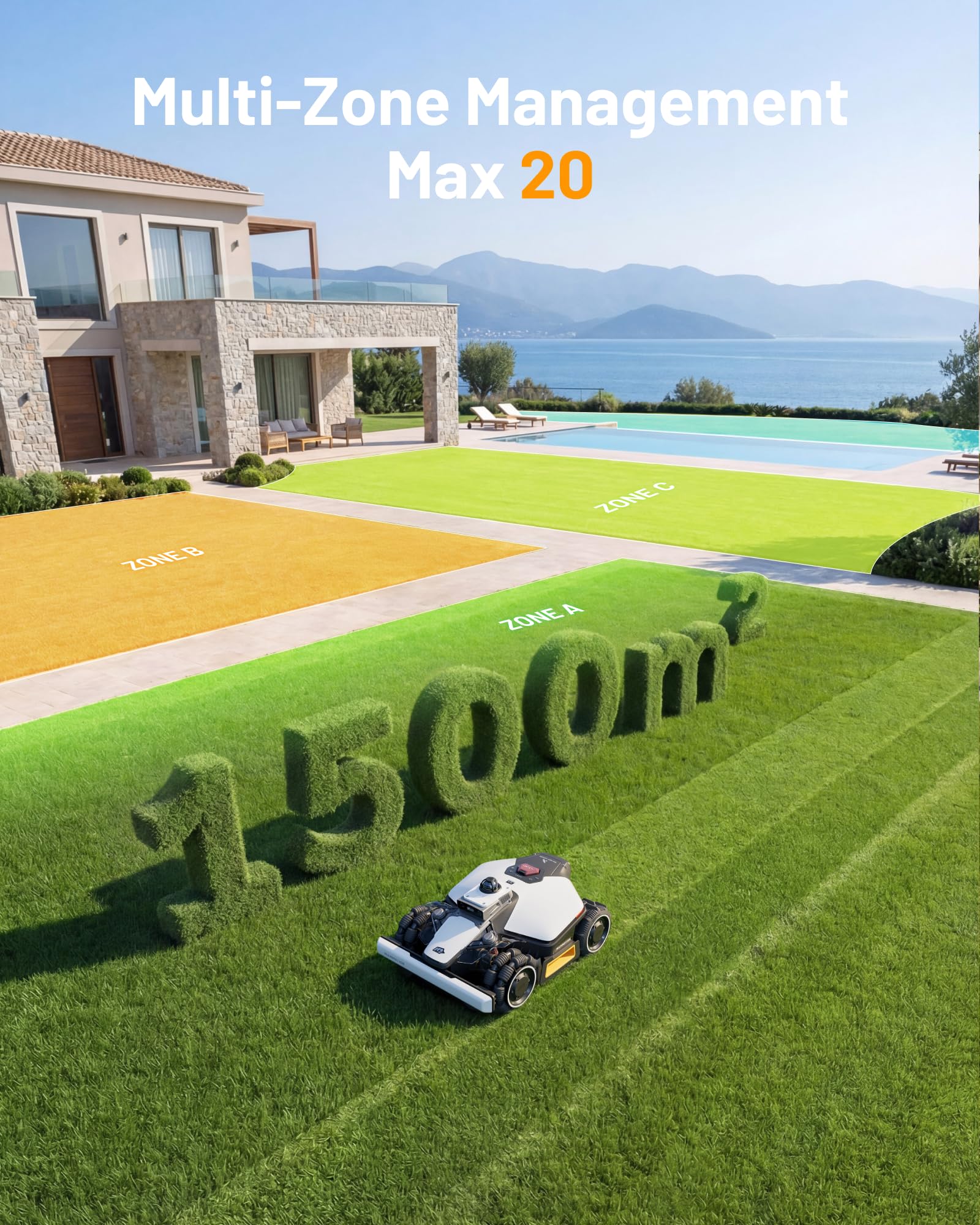 MAMMOTION LUBA mini 2 AWD 1500 Robot Lawn Mower - Image 9