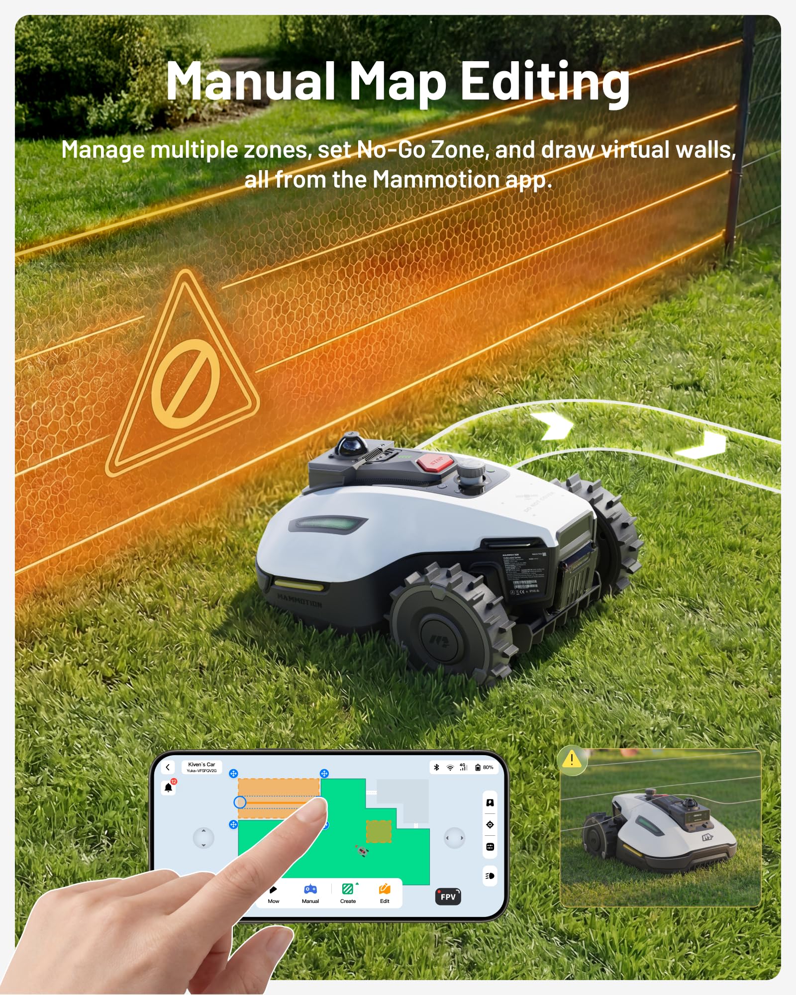 MAMMOTION YUKA mini 2 1000 Robot Lawn Mower without Boundary - Image 6