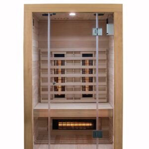 SaunaMed 2-6 Person Full Spectrum Infrared Indoor Sauna EMR NeutralTM 13A Plug & Play (2 Person)
