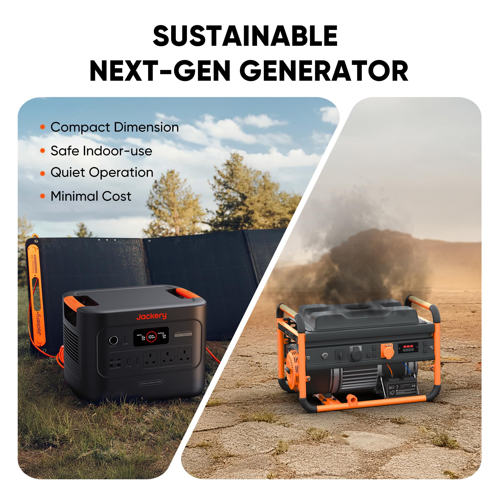 Jackery Explorer 3000 v2 Portable Power Station, 3072Wh Camping Power Pack - Image 7