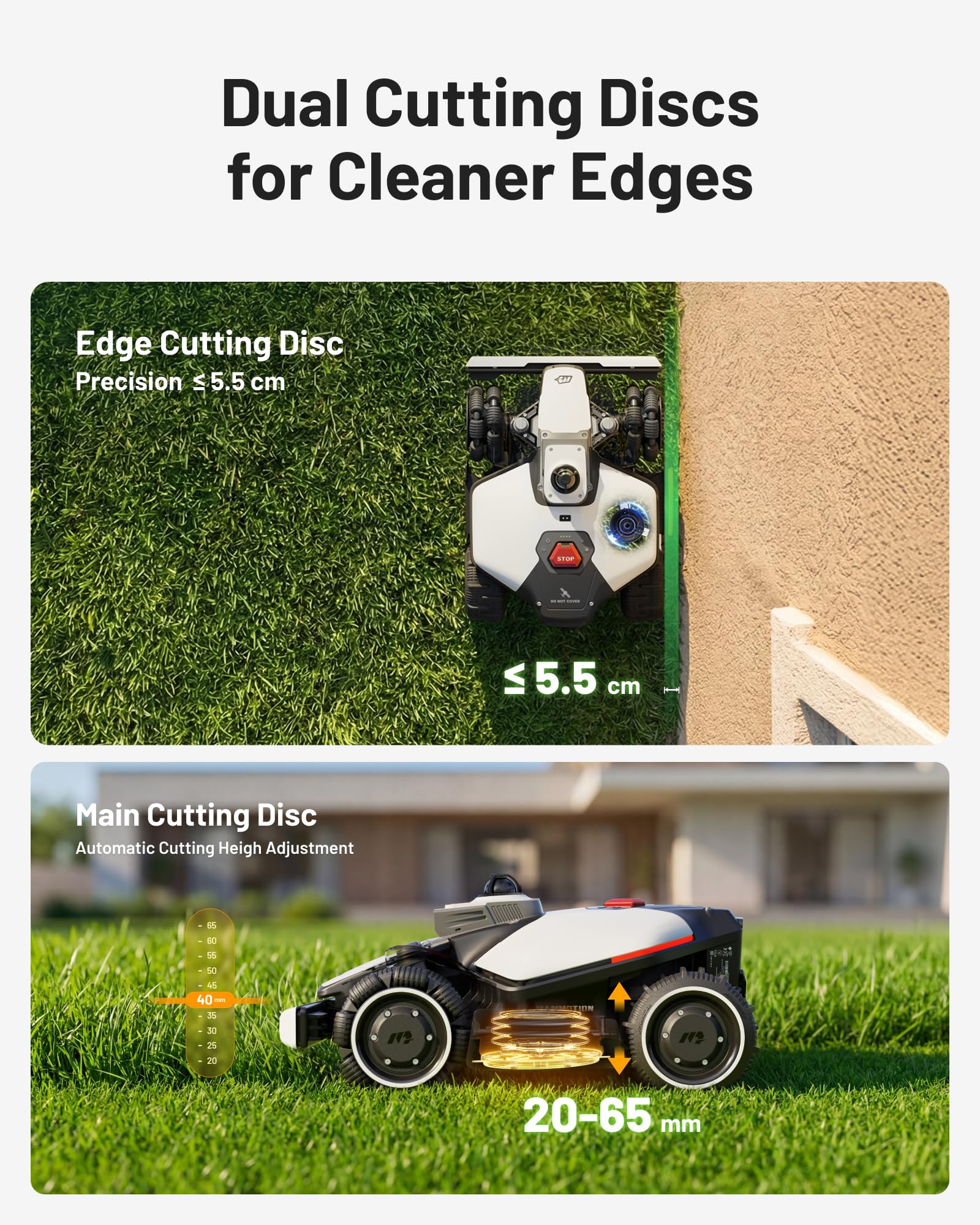 MAMMOTION LUBA mini 2 AWD 1500 Robot Lawn Mower - Image 4