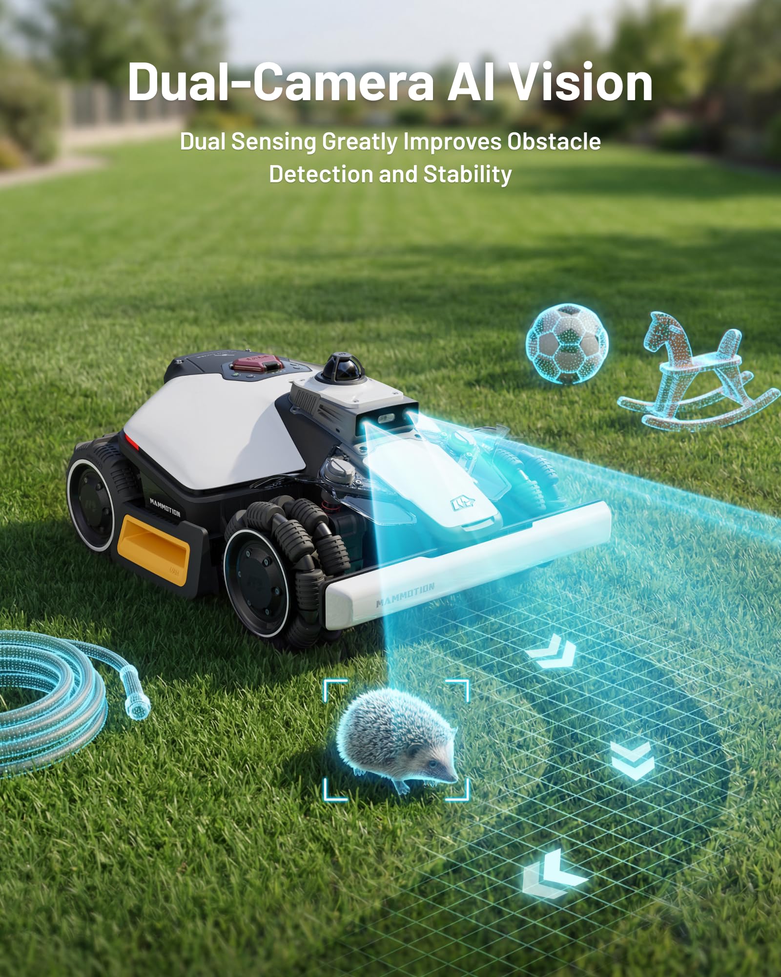 MAMMOTION LUBA mini 2 AWD 1500 Robot Lawn Mower - Image 3