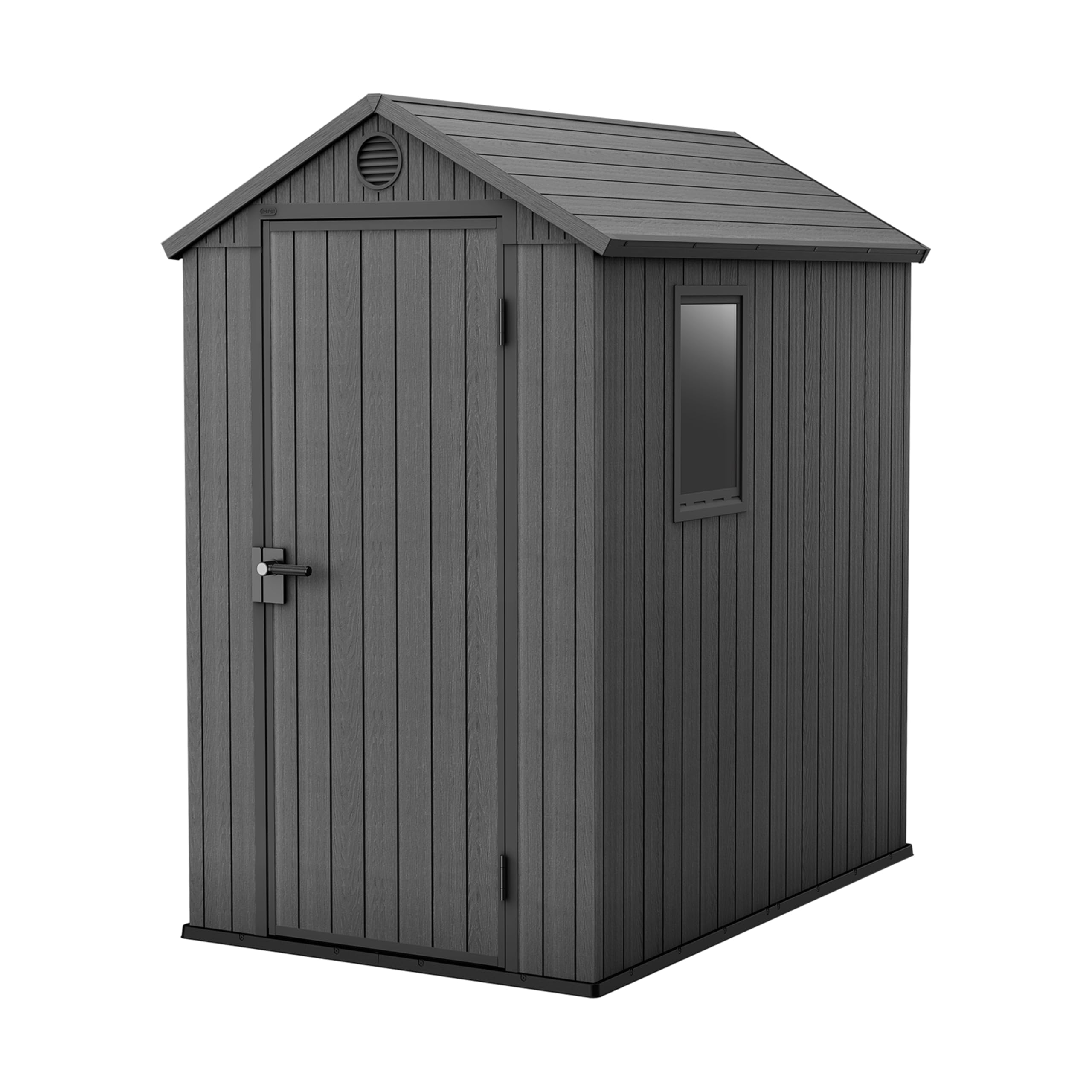 6 x 8 ft Outdoor Garden Storage Shed with Double Doors, Window & Heavy-Duty Floor Panel - Image 7