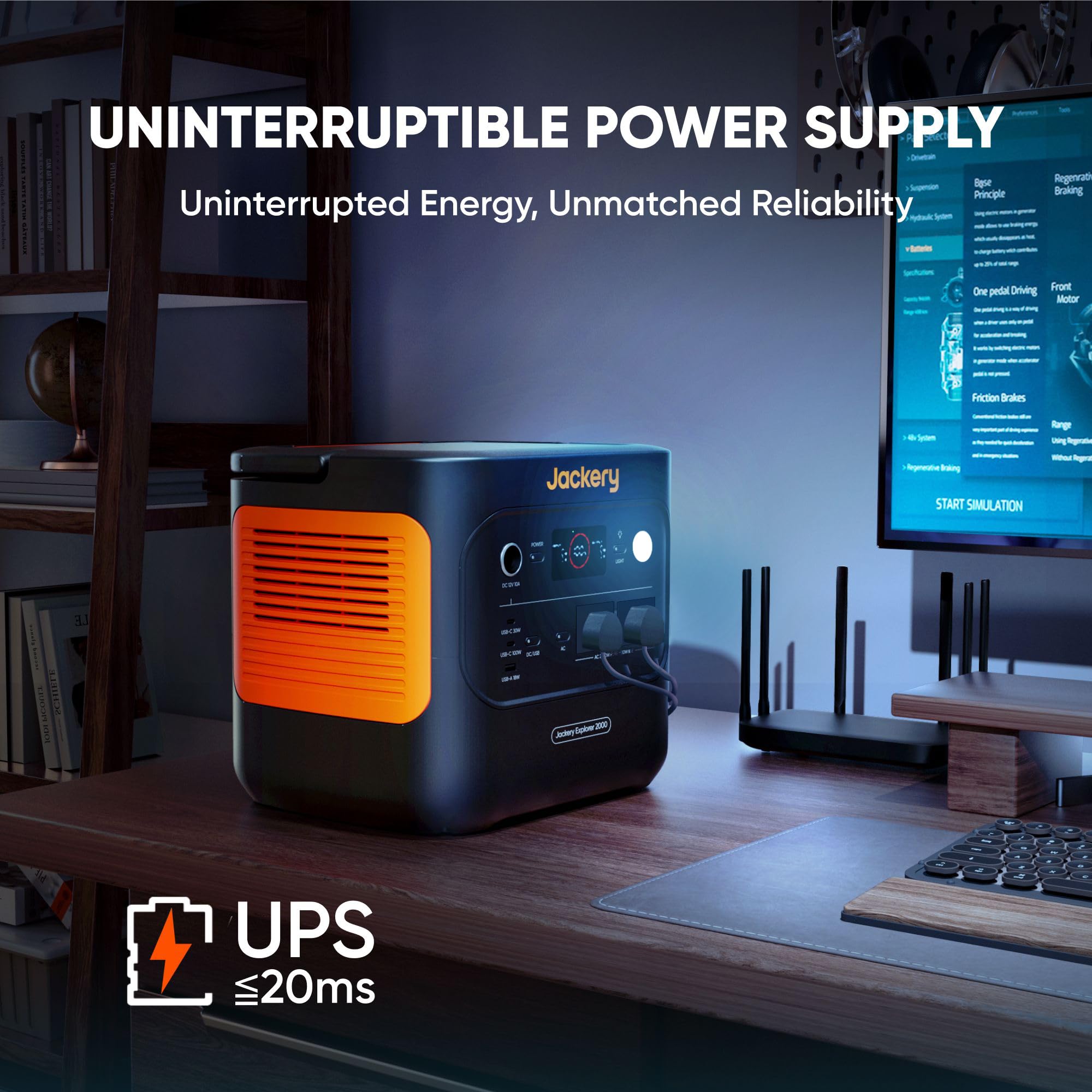 Jackery Explorer 2000 v2, 2042Wh 2200W(4400W Surge) Portable Power Station - Image 6
