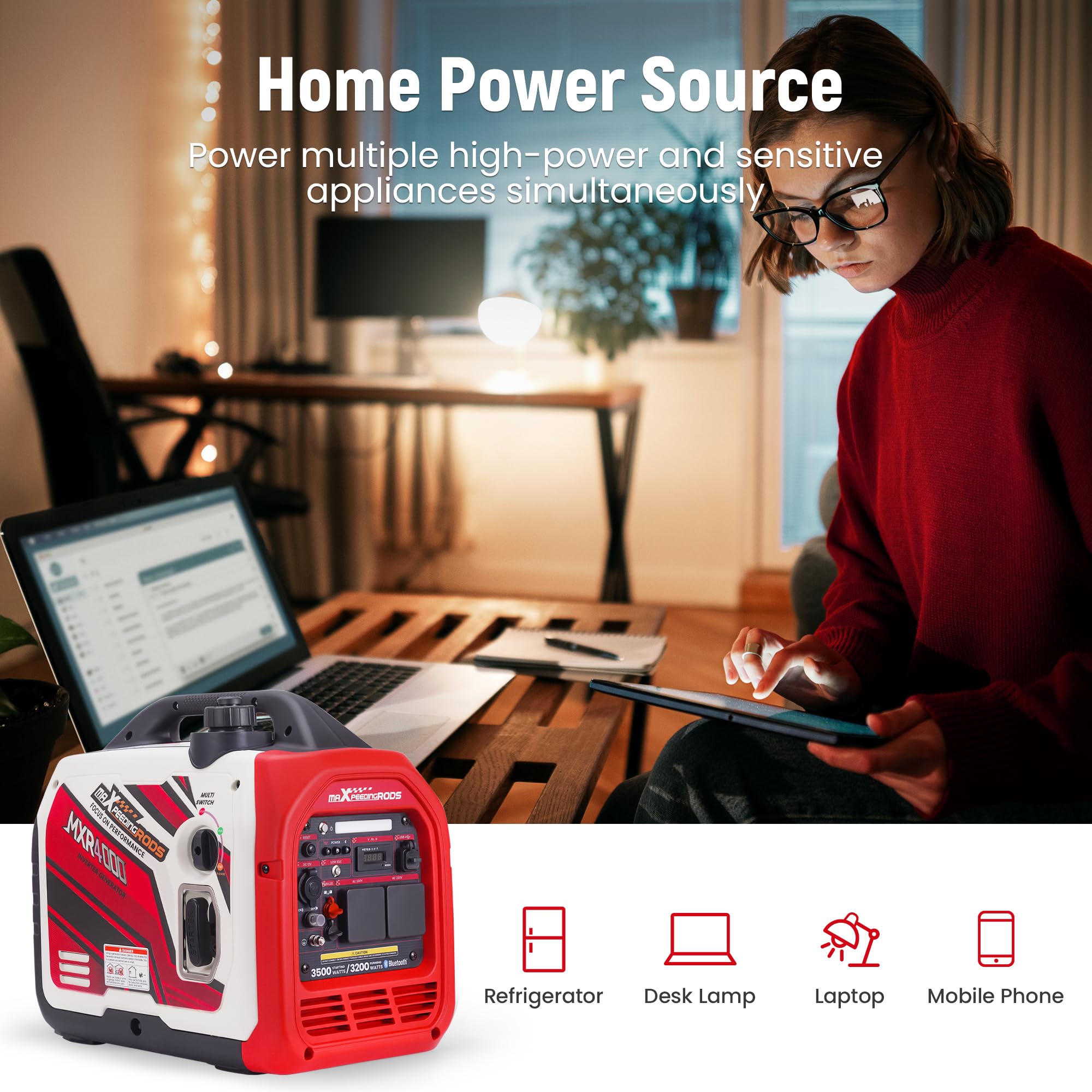 3500W Portable Power Station for Home Backup & Camping - Image 6
