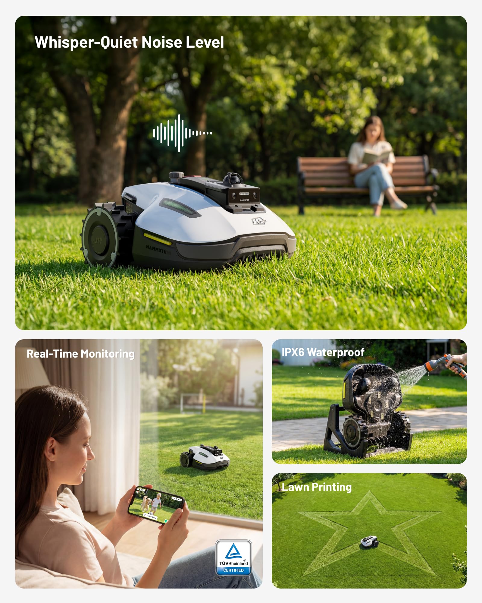 MAMMOTION YUKA mini 2 1000 Robot Lawn Mower without Boundary - Image 10
